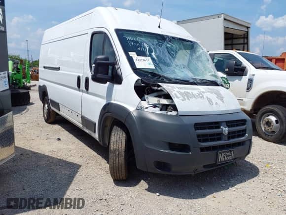 2017 Ram ProMaster Cargo with VIN 3C6TRVDG6HE553124, listed as a IAAI auction lot 42378621 with Not provided miles and . Bid and sale history available at DreamBid. Image 1.