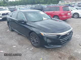 2022 Honda Accord EX-L z VIN 1HGCV1F53NA002514, wystawiony jako IAAI lot #42706586 z przebiegiem 66 855 mil mil oraz . Historia ofert i sprzedaży dostępna na DreamBid. Obrazek 1.