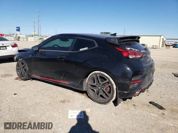 2021 Hyundai Veloster z VIN KMHT36AH9MU010337, wystawiony jako Copart lot #87407014 z przebiegiem 47 193 mil mil oraz Szkoda całkowita • Salvage title. Historia ofert i sprzedaży dostępna na DreamBid. Obrazek 2.