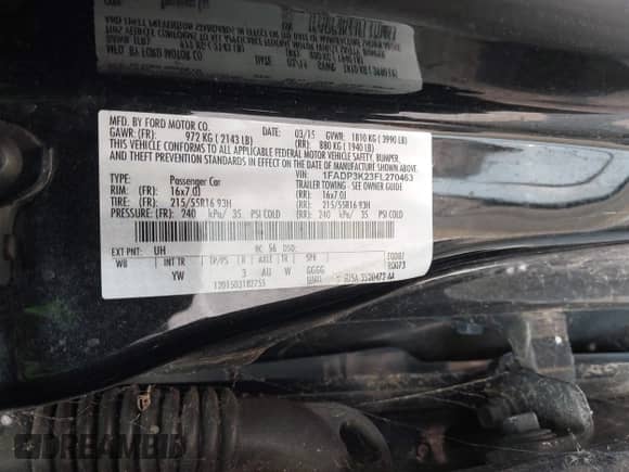 2015 Ford Focus SE с VIN 1FADP3K23FL270463, выставлен на аукционе IAAI как лот 42379933 с пробегом 190 150 миль миль и . История ставок и продаж доступна на DreamBid. Изображение 9.