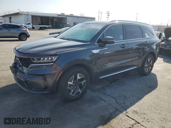 2023 Kia Sorento EX with VIN KNDRH4LG4P5175722, listed as a Copart auction lot 80898315 with 26,957 mi miles and Salvage title. Bid and sale history available at DreamBid. Image 1.