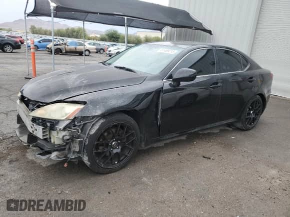 2006 Lexus IS 250 z VIN JTHBK262565009195, wystawiony jako Copart lot #81489215 z przebiegiem 182 553 mil mil oraz Szkoda całkowita • Salvage title. Historia ofert i sprzedaży dostępna na DreamBid. Obrazek 1.