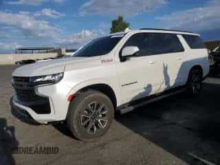 2022 Chevrolet Suburban Z71 с VIN 1GNSKDKD4NR318840, выставлен на аукционе Copart как лот 71720405 с пробегом 55 804 миль миль и Списание • Salvage title. История ставок и продаж доступна на DreamBid. Изображение 1.