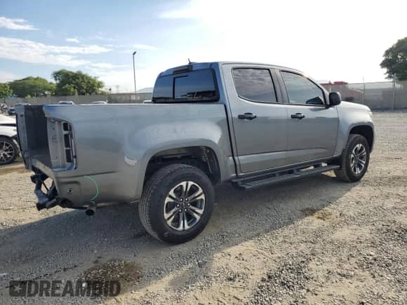 2022 Chevrolet Colorado 2WD Z71 with VIN 1GCGSDEN7N1239955, listed as a Copart auction lot 81105025 with 73,310 mi miles and Salvage title. Bid and sale history available at DreamBid. Image 3.