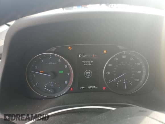 2017 Hyundai Elantra Limited with VIN 5NPD84LF8HH058969, listed as a Copart auction lot 69594485 with 96,121 mi miles and Salvage title. Bid and sale history available at DreamBid. Image 9.