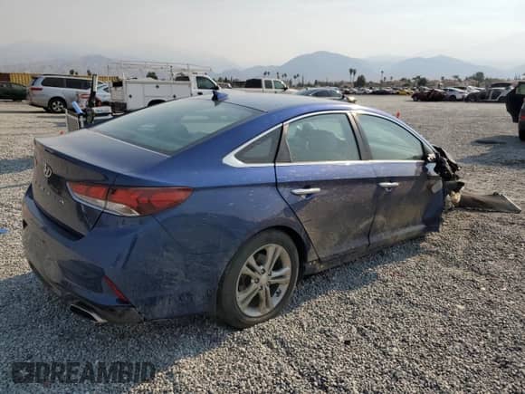 2018 Hyundai Sonata SEL with VIN 5NPE34AF8JH635172, listed as a Copart auction lot 67563885 with 68,219 mi miles and Salvage title. Bid and sale history available at DreamBid. Image 3.