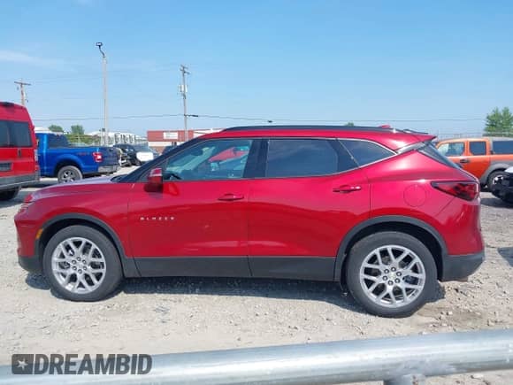 2023 Chevrolet Blazer LT с VIN 3GNKBJRSXPS161463, выставлен на аукционе IAAI как лот 43007000 с пробегом 34 620 миль миль и . История ставок и продаж доступна на DreamBid. Изображение 14.
