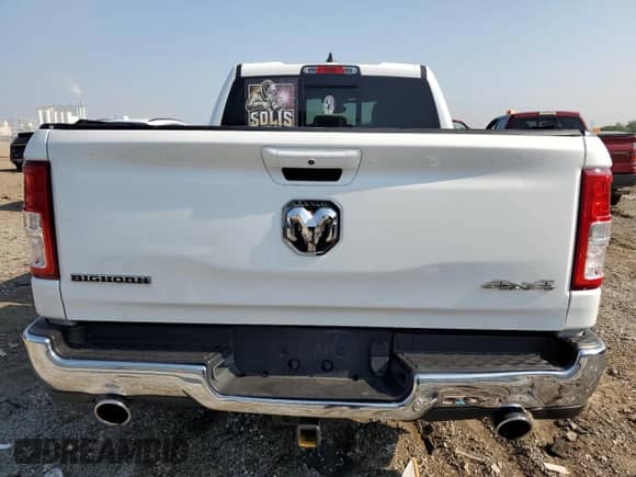 2021 Ram 1500 Big Horn with VIN 1C6SRFBT9MN620922, listed as a Copart auction lot 67788415 with 56,024 mi miles and Salvage title. Bid and sale history available at DreamBid. Image 6.