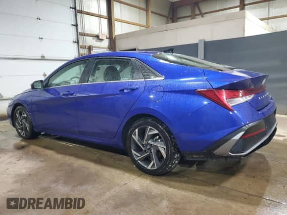 2024 Hyundai Elantra Limited z VIN KMHLP4DG6RU733890, wystawiony jako Copart lot #89892325 z przebiegiem 44 503 mil mil oraz Czysty tytuł • Clean title. Historia ofert i sprzedaży dostępna na DreamBid. Obrazek 2.