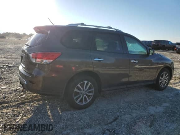 2015 Nissan Pathfinder SL with VIN 5N1AR2MN0FC709915, listed as a Copart auction lot 84930685 with 112,292 mi miles and Salvage title. Bid and sale history available at DreamBid. Image 3.