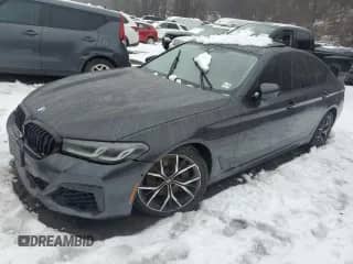 2021 BMW 5 Series 540i xDrive with VIN WBA73BJ05MWX01388, listed as a Copart auction lot 83548694 with Not provided miles and Non repairable. Bid and sale history available at DreamBid. Image 1.