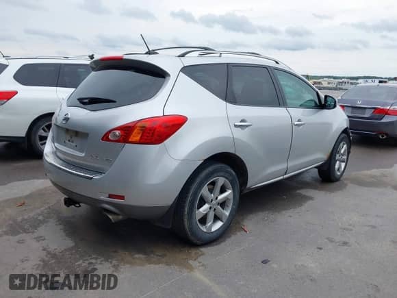 2009 Nissan Murano SL with VIN JN8AZ18W19W213207, listed as a IAAI auction lot 42837284 with 168,849 mi miles and . Bid and sale history available at DreamBid. Image 4.
