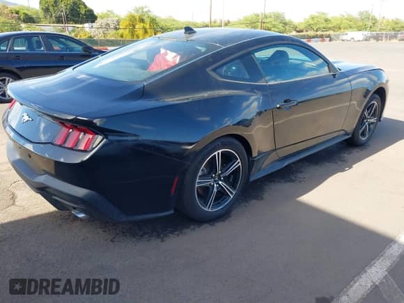 2024 Ford Mustang EcoBoost with VIN 1FA6P8TH3R5138370, listed as a IAAI auction lot 42334912 with 6,197 mi miles and . Bid and sale history available at DreamBid. Image 4.