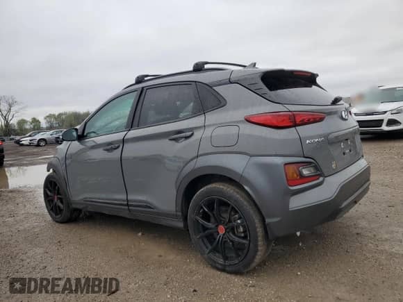 2021 Hyundai Kona Night Edition с VIN KM8K6CA57MU686650, выставлен на аукционе Copart как лот 54610605 с пробегом 49 429 миль миль и Списание • Salvage title. История ставок и продаж доступна на DreamBid. Изображение 2.