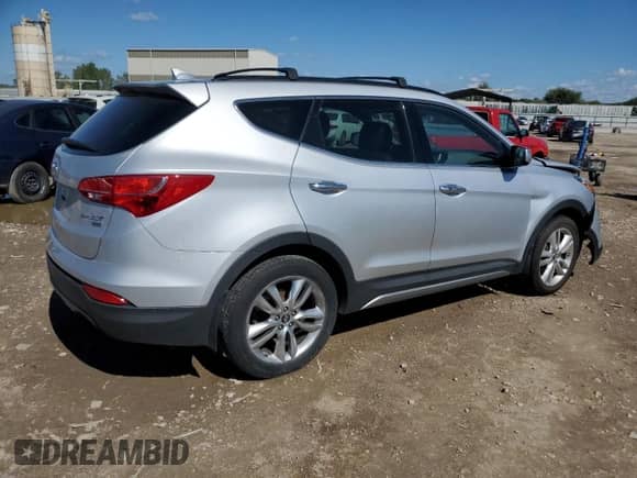 2013 Hyundai Santa Fe Sport with VIN 5XYZUDLA1DG122356, listed as a Copart auction lot 81017065 with 85,996 mi miles and Salvage title. Bid and sale history available at DreamBid. Image 3.