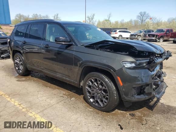 2023 Jeep Grand Cherokee Summit Reserve с VIN 1C4RJKEG6P8817233, выставлен на аукционе Copart как лот 54553775 с пробегом 41 279 миль миль и Списание • Salvage title. История ставок и продаж доступна на DreamBid. Изображение 4.