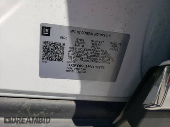 2021 Chevrolet Bolt EV LT z VIN 1G1FY6S01M4104376, wystawiony jako Copart lot #64653283 z przebiegiem 30 815 mil mil oraz . Historia ofert i sprzedaży dostępna na DreamBid. Obrazek 13.