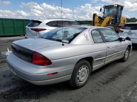 1995 Chevrolet Monte Carlo LS with VIN 2G1WW12M6S9202177, listed as a Copart auction lot 56242935 with 120,693 mi miles and Salvage title. Bid and sale history available at DreamBid. Image 3.