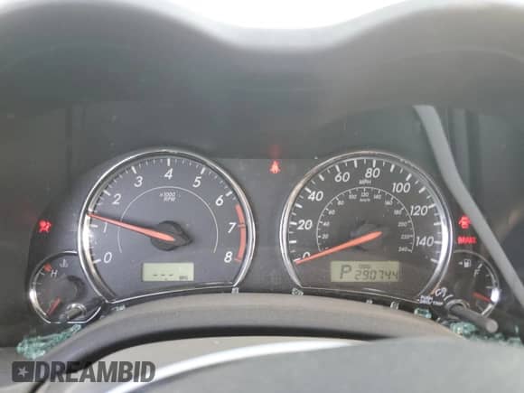 2011 Toyota Corolla S with VIN 2T1BU4EE0BC664025, listed as a Copart auction lot 81760175 with 290,744 mi miles and Salvage title. Bid and sale history available at DreamBid. Image 9.