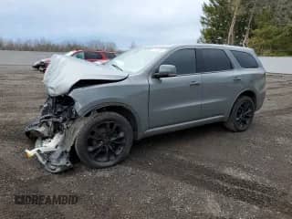 2020 Dodge Durango GT Plus with VIN 1C4RDJDG6LC283421, listed as a Copart auction lot 76153303 with 124,861 mi miles and Non repairable. Bid and sale history available at DreamBid. Image 1.