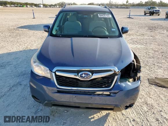 2014 Subaru Forester Premium with VIN JF2SJAEC2EH497268, listed as a Copart auction lot 84435155 with 124,187 mi miles and Salvage title. Bid and sale history available at DreamBid. Image 5.