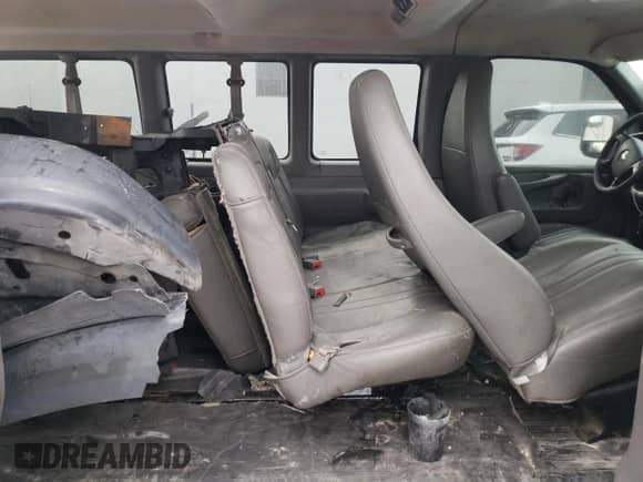 2012 Chevrolet Express Passenger LS with VIN 1GAWGPFG3C1151456, listed as a Copart auction lot 42630525 with 112,674 mi miles and Salvage title. Bid and sale history available at DreamBid. Image 11.