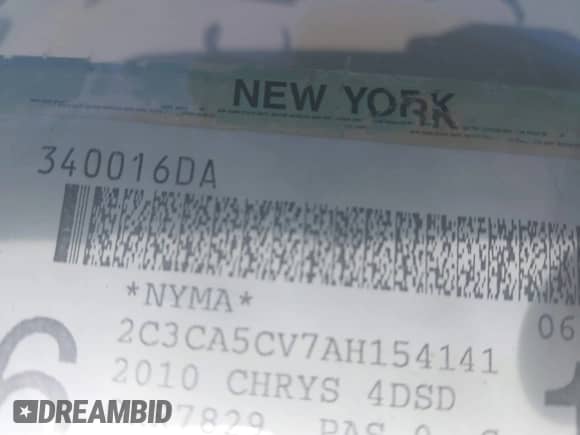 2010 Chrysler 300 Touring с VIN 2C3CA5CV7AH154141, выставлен на аукционе IAAI как лот 42743114 с пробегом 43 081 миль миль и . История ставок и продаж доступна на DreamBid. Изображение 18.