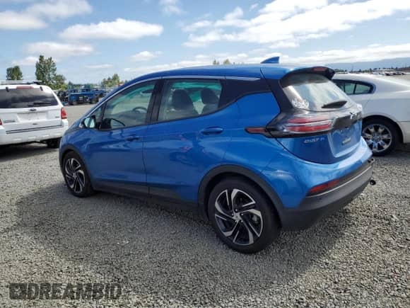 2022 Chevrolet Bolt EV 2LT с VIN 1G1FX6S06N4102207, выставлен на аукционе Copart как лот 58338095 с пробегом 14 826 миль миль и Списание • Salvage title. История ставок и продаж доступна на DreamBid. Изображение 2.