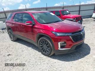 2023 Chevrolet Traverse RS с VIN 1GNEVJKW7PJ310141, выставлен на аукционе IAAI как лот 42858627 с пробегом 26 558 миль миль и . История ставок и продаж доступна на DreamBid. Изображение 1.
