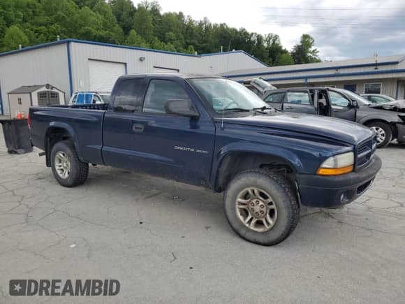 2002 Dodge Dakota with VIN 1B7GG32X32S546515, listed as a Copart auction lot 57888695 with 81,202 mi miles and Salvage title. Bid and sale history available at DreamBid. Image 4.