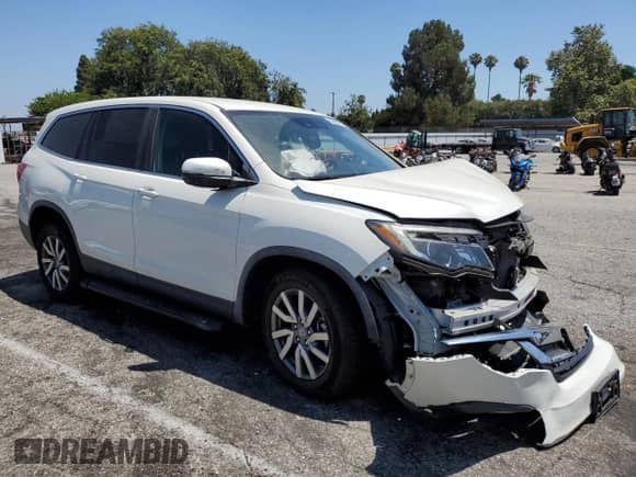 2019 Honda Pilot EX с VIN 5FNYF5H37KB021297, выставлен на аукционе Copart как лот 64632175 с пробегом 35 779 миль миль и Списание • Salvage title. История ставок и продаж доступна на DreamBid. Изображение 4.