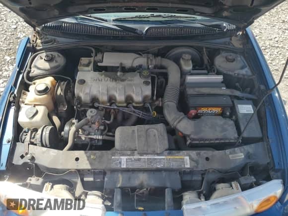 2001 Saturn SL with VIN 1G8ZH54861Z307192, listed as a Copart auction lot 58076335 with 96,157 mi miles and Salvage title. Bid and sale history available at DreamBid. Image 11.