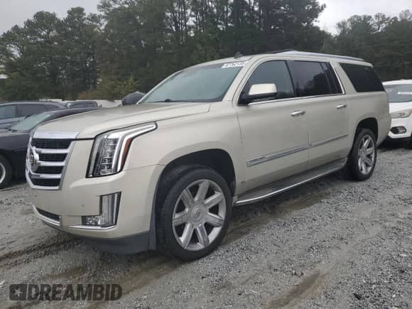 2015 Cadillac Escalade ESV Luxury с VIN 1GYS4HKJ0FR304929, выставлен на аукционе Copart как лот 82763135 с пробегом 126 893 миль миль и Чистый • Clean title. История ставок и продаж доступна на DreamBid. Изображение 1.