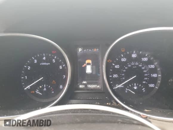 2017 Hyundai Santa Fe Limited Ultimate with VIN KM8SRDHF8HU242453, listed as a Copart auction lot 85104605 with 152,207 mi miles and Clean title. Bid and sale history available at DreamBid. Image 9.
