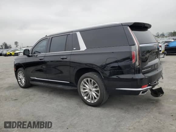 2021 Cadillac Escalade ESV Premium Luxury с VIN 1GYS4KKL6MR408479, выставлен на аукционе Copart как лот 50826505 с пробегом 162 001 миль миль и Списание • Salvage title. История ставок и продаж доступна на DreamBid. Изображение 2.