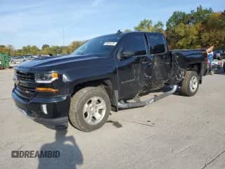 2019 Chevrolet Silverado 1500 LT with VIN 2GCVKPEC6K1240687, listed as a Copart auction lot 80646435 with 76,157 mi miles and Salvage title. Bid and sale history available at DreamBid. Image 1.