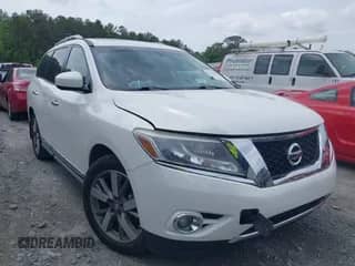 2014 Nissan Pathfinder S with VIN 5N1AR2MNXEC693088, listed as a IAAI auction lot 42165587 with 134,668 mi miles and . Bid and sale history available at DreamBid. Image 1.