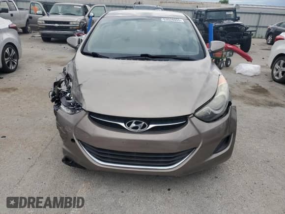2013 Hyundai Elantra GLS with VIN 5NPDH4AE4DH258252, listed as a Copart auction lot 63026055 with Not provided miles and Salvage title. Bid and sale history available at DreamBid. Image 5.