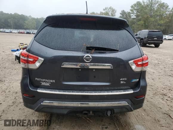 2014 Nissan Pathfinder Platinum Hybrid with VIN 5N1CR2MM9EC652791, listed as a Copart auction lot 84707585 with 123,115 mi miles and Clean title. Bid and sale history available at DreamBid. Image 6.