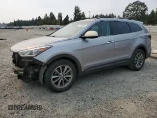 2017 Hyundai Santa Fe SE with VIN KM8SMDHFXHU167043, listed as a Copart auction lot 71733645 with 120,667 mi miles and Salvage title. Bid and sale history available at DreamBid. Image 1.