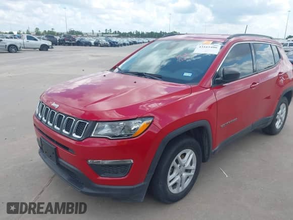2020 Jeep Compass Sport z VIN 3C4NJCAB9LT250378, wystawiony jako IAAI lot #43165486 z przebiegiem 48 905 mil mil oraz . Historia ofert i sprzedaży dostępna na DreamBid. Obrazek 6.