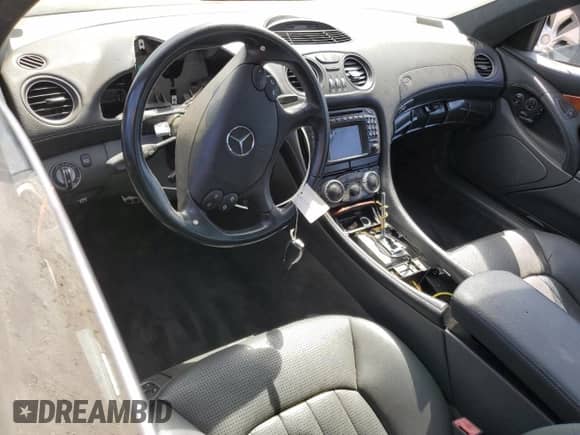 2003 Mercedes-Benz SL 55/63 AMG with VIN WDBSK74F63F041274, listed as a Copart auction lot 66630615 with Not provided miles and Salvage title. Bid and sale history available at DreamBid. Image 8.