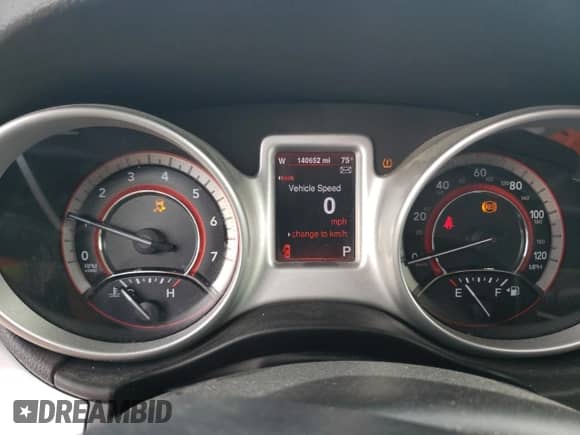 2013 Dodge Journey R/T z VIN 3C4PDCEGXDT710770, wystawiony jako Copart lot #55314875 z przebiegiem 140 652 mil mil oraz Szkoda całkowita • Salvage title. Historia ofert i sprzedaży dostępna na DreamBid. Obrazek 9.