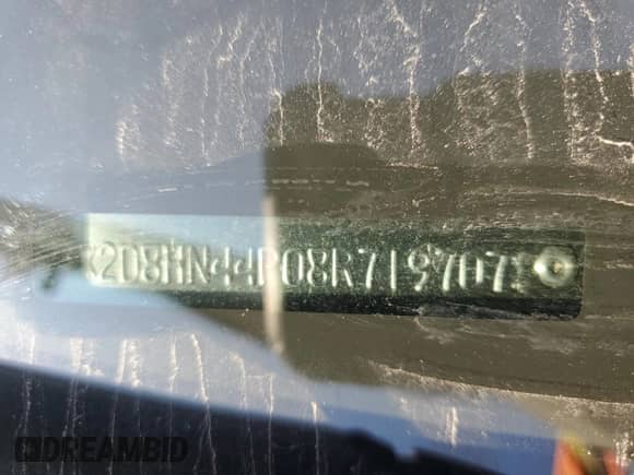 2008 Dodge Grand Caravan с VIN 2D8HN44P08R719707, выставлен на аукционе Copart как лот 71898995 с пробегом 133 695 миль миль и Списание • Salvage title. История ставок и продаж доступна на DreamBid. Изображение 13.