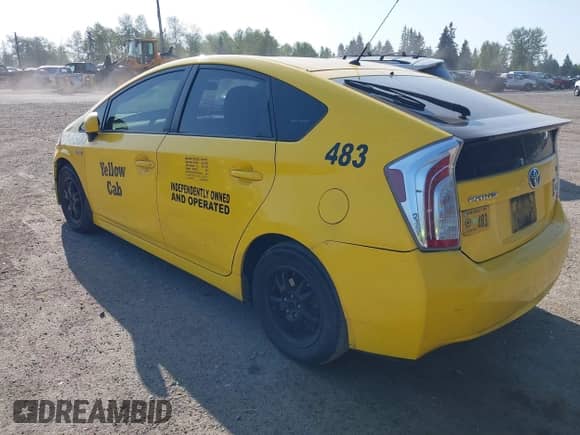 2013 Toyota Prius One with VIN JTDKN3DU1D5596253, listed as a IAAI auction lot 42118611 with 347,478 mi miles and . Bid and sale history available at DreamBid. Image 3.