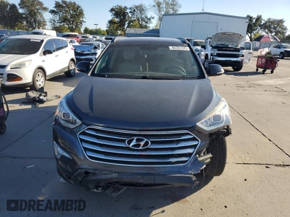 2016 Hyundai Santa Fe SE with VIN KM8SR4HF2GU135817, listed as a Copart auction lot 85352325 with 105,527 mi miles and Salvage title. Bid and sale history available at DreamBid. Image 5.