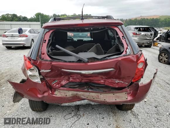 2011 Chevrolet Equinox 2LT with VIN 2CNFLPE56B6227326, listed as a Copart auction lot 59281385 with 206,255 mi miles and Salvage title. Bid and sale history available at DreamBid. Image 6.