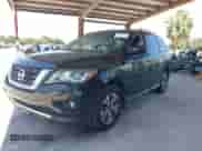 2017 Nissan Pathfinder SV with VIN 5N1DR2MM0HC650422, listed as a IAAI auction lot 42294539 with 104,480 mi miles and . Bid and sale history available at DreamBid. Image 2.