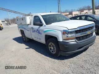 2018 Chevrolet Silverado 1500 Work Truck with VIN 1GCNCNEC7JZ160368, listed as a IAAI auction lot 41770709 with 228,089 mi miles and . Bid and sale history available at DreamBid. Image 1.