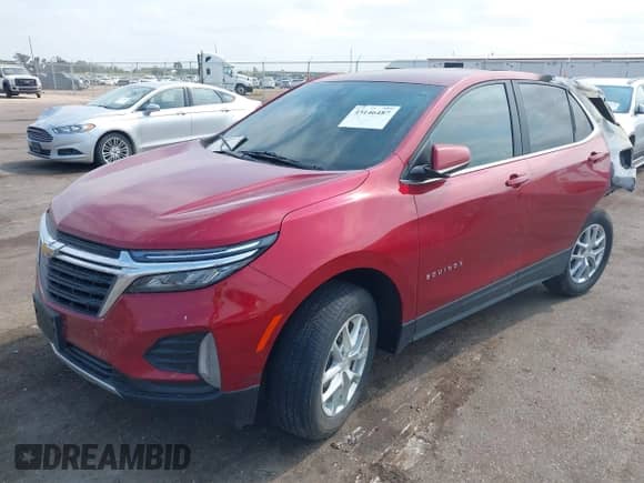 2023 Chevrolet Equinox LT with VIN 3GNAXUEG2PL108461, listed as a IAAI auction lot 43146487 with Not provided miles and . Bid and sale history available at DreamBid. Image 2.